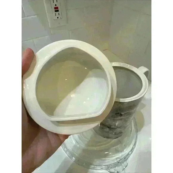 RAVENNA Villeroy & Boch Coffee/Tea Pot 7.5" tall made in Luxembourg Pre-Owned - Picture 9 of 12